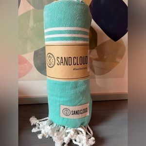 NWT Sandcloud Beach Towel, Seafoam